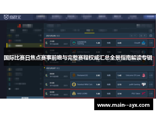 国际比赛日焦点赛事前瞻与完整赛程权威汇总全景指南解读专辑